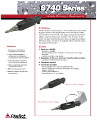 Thumbnail of document Data Sheet - 6740 Series Compressed Air Transmitters